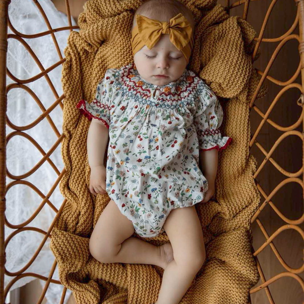 Buy Hand-Knitted Jumpers for Babies - Wool Embroidery Rompers