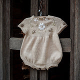 cotton nude romper for baby
