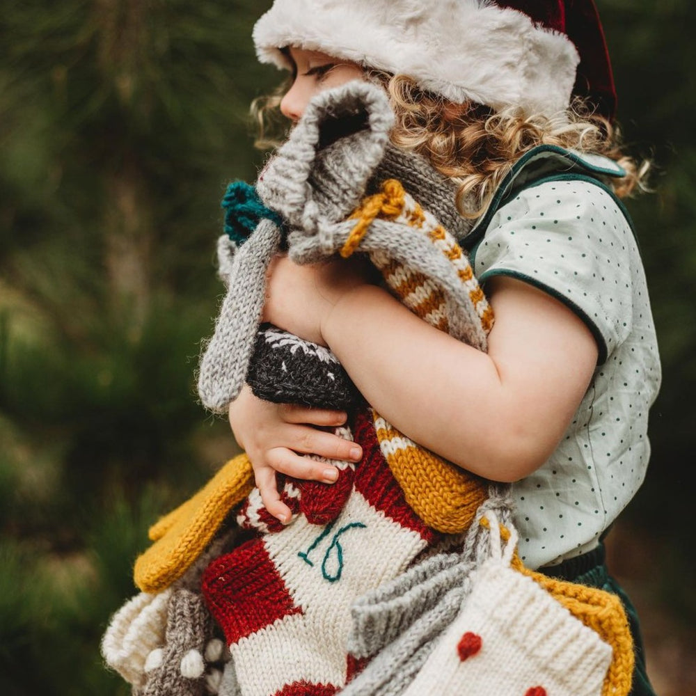 Handmade Multicolor Wool Advent Calendar | Handcrafted Wool Decor