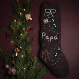 Personalized Christmas Stocking - Grey