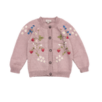 Strawberry cardigan (Cotton) - Dahlia