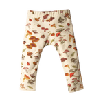 Mushroom jersey leggings - Cream