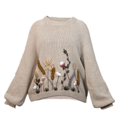 Wildflower sweater (Women) - Linen
