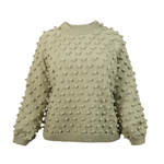 Bubble sweater (Women) - Misted Lichen
