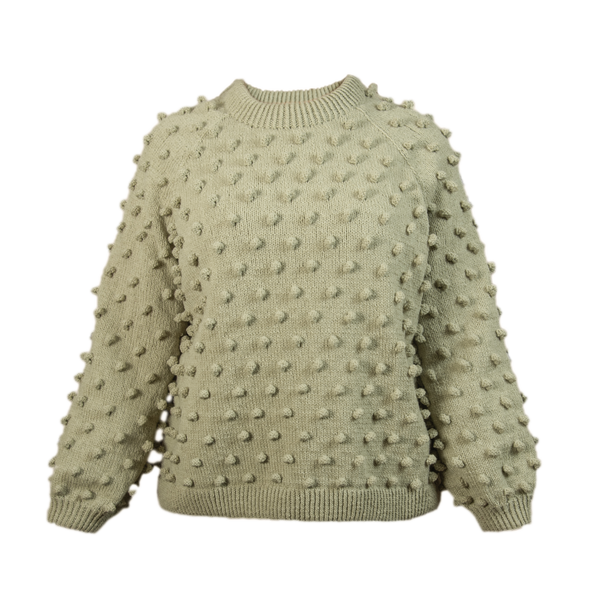Bubble sweater (Women) - Misted Lichen