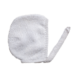 Personalized bonnet (Cotton) -  Cream white