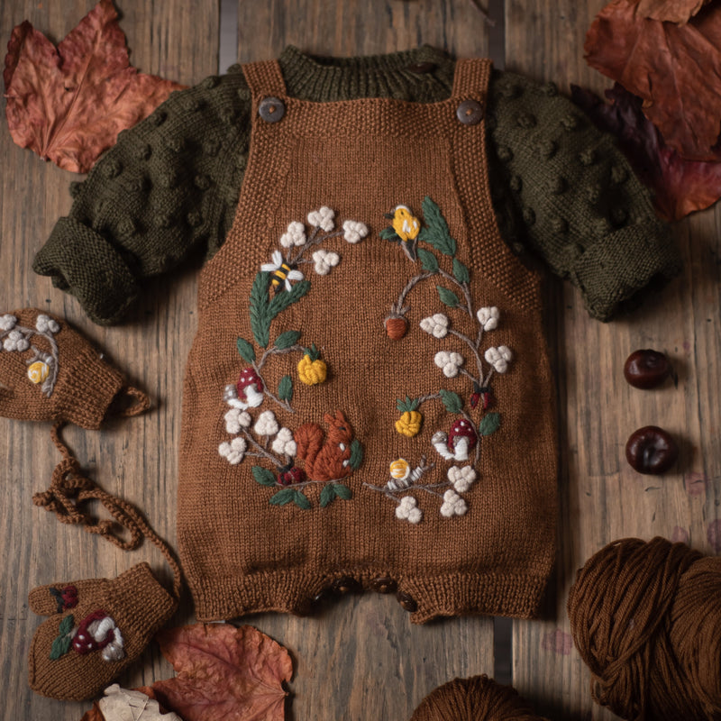 Woodland romper - Caramel