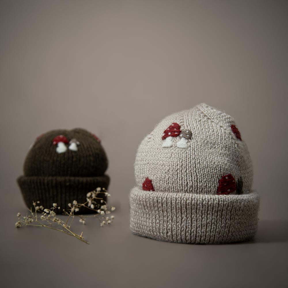 Mushroom beanie - Pine | Shirley Bredal Online Shop