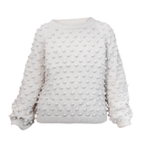 Bubble sweater (Women) - Buttermilk