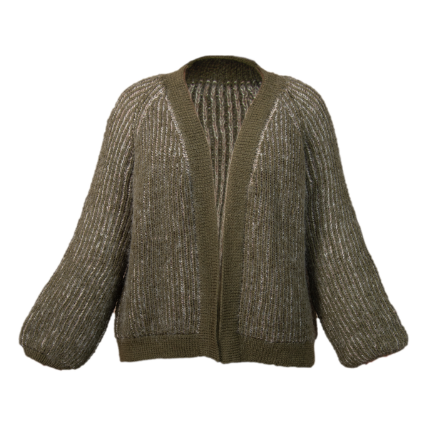 Brioche cardigan (Women) - Moss | Shirley Bredal Online Shop