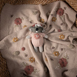 Flora baby blanket