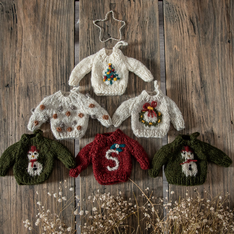 Personalized Sweater ornament