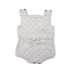 Bubble romper (Cotton) - Cream White