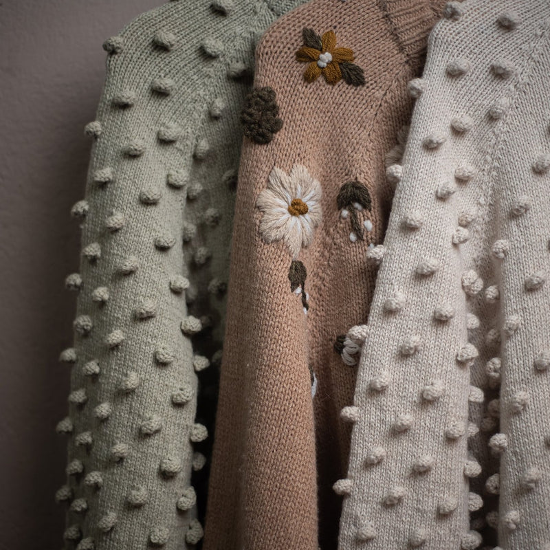 Bubble sweater (Women) - Misted Lichen