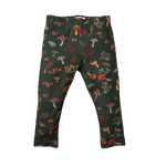 Mushroom jersey leggings - Moss