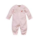 Softy jumpsuit with strawberries - Pink