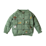 Little Farm cardigan - Sage