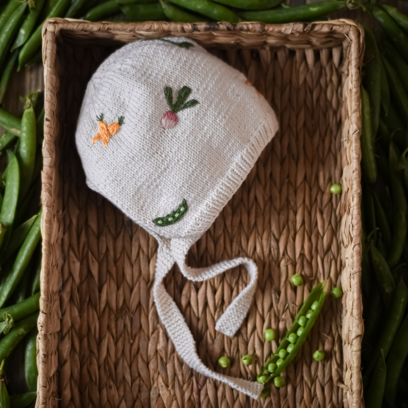 Garden bonnet (Cotton) - Marshmellow