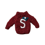 Personalized Sweater ornament - Red