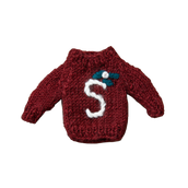 Personalized Sweater ornament - Red