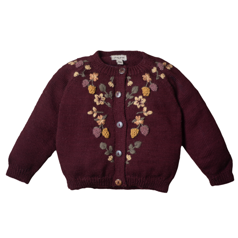 Blackberries cardigan Grape Shirley Bredal Online Shop