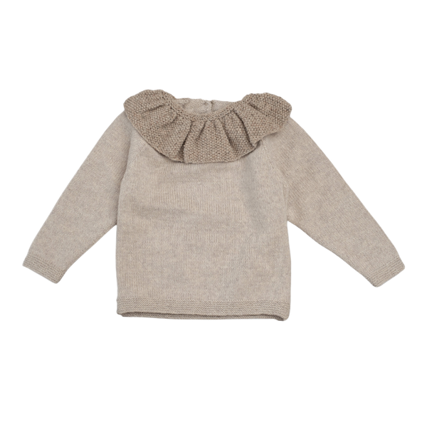 Agnes sweater - Barley & Nutty brown