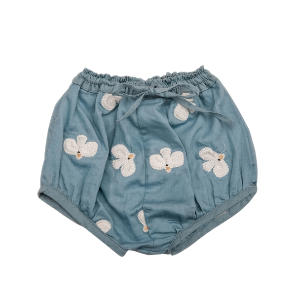 Uniqua bloomers with birds - Duck Blue