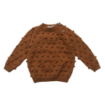 bubble sweater - caramel