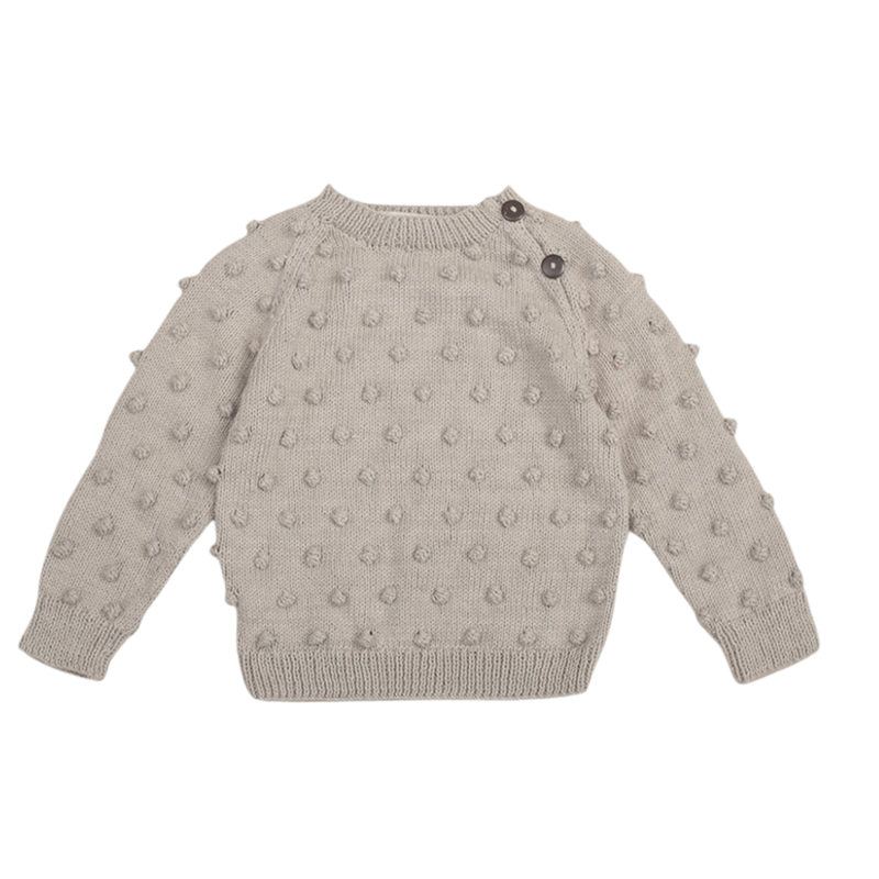 Bubble sweater (Cotton) - Oats