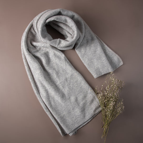 Cashfelt JUMBO scarf (cashmere) - Mist