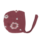 Flora bonnet - Deep Berry