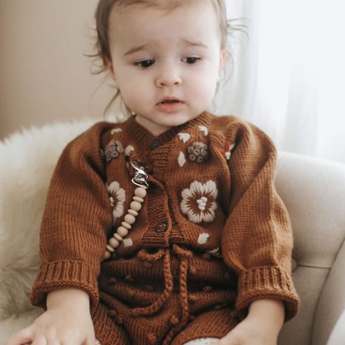 Flora cardigan - Caramel