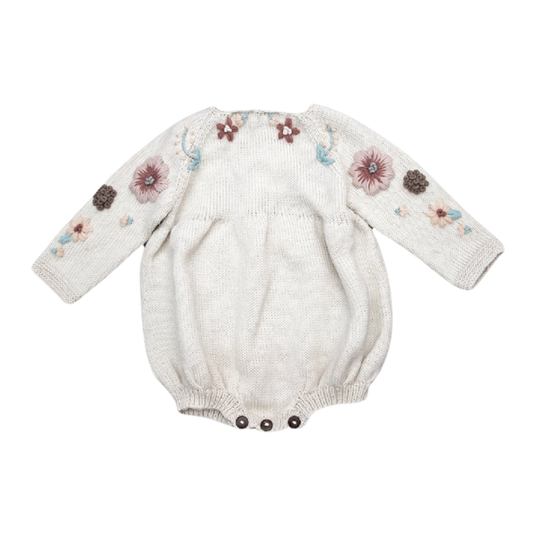 Flora romper - Cream White