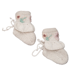 Flora footies - cream White
