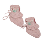 Flora footies - Dusty Pink