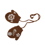 Flora mittens - Caramel