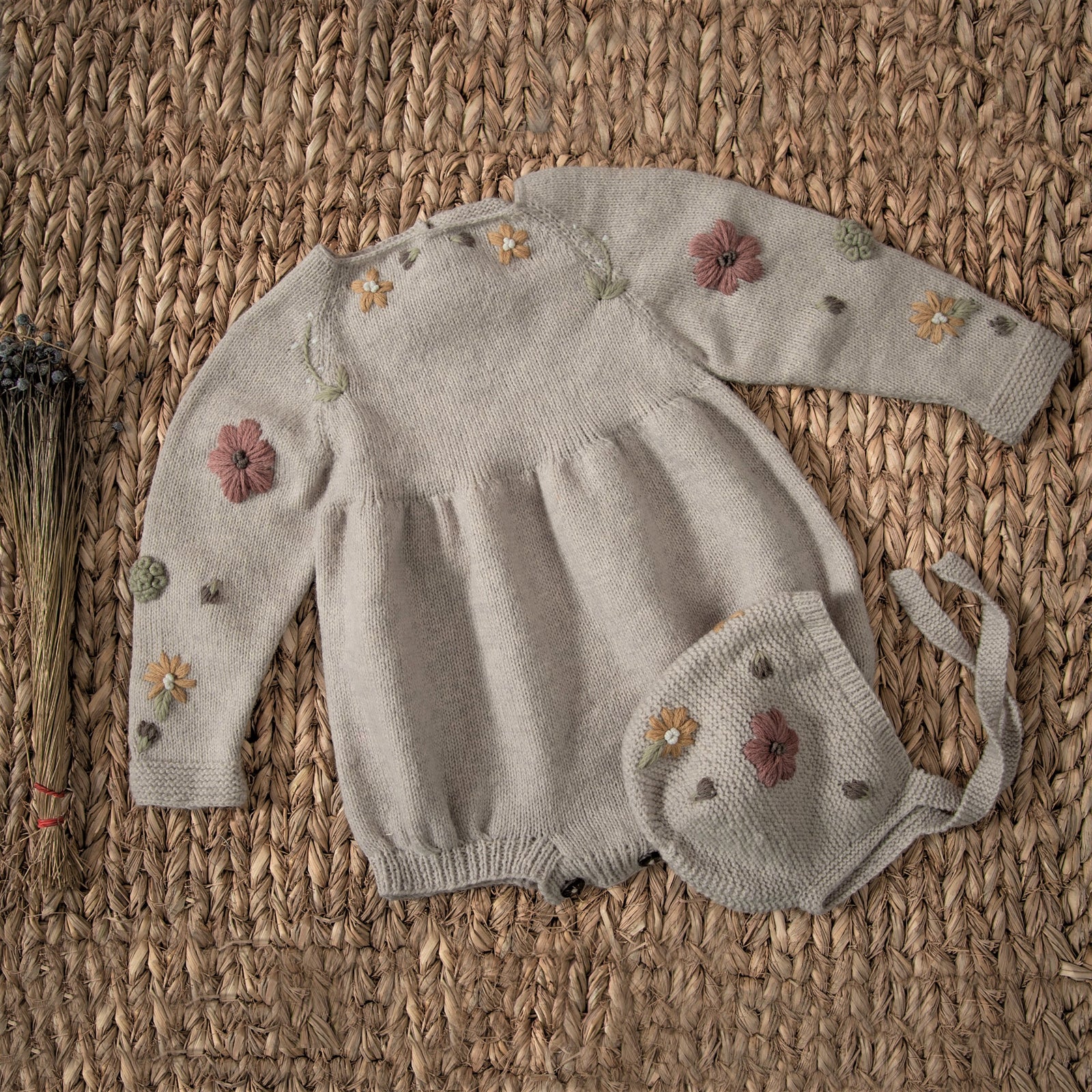 Flora romper - Barley