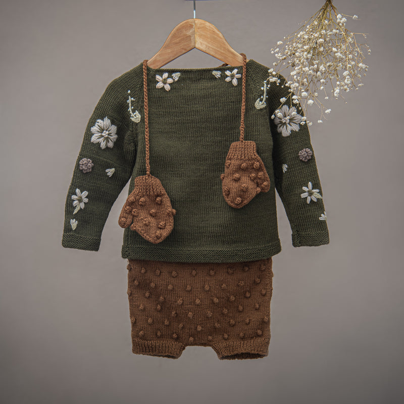 Flora sweater - Moss