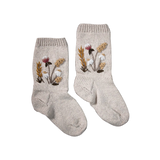Wildflower socks (Women) - Barley