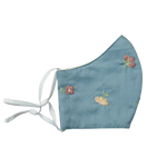 Uniqua mask Duck with flower - blue