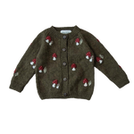 Mushroom cardigan - Pine