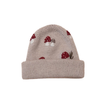Mushroom beanie - Oats