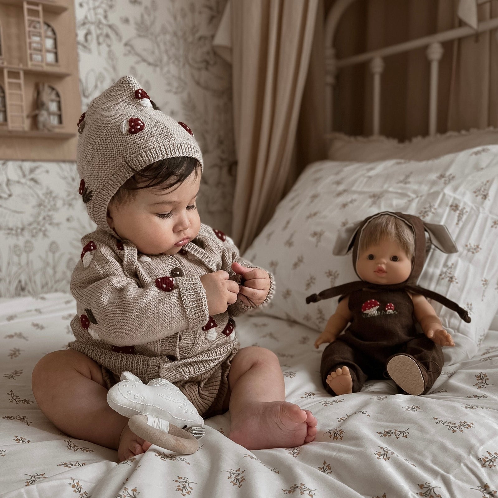 Mushroom cardigan - Oats | Shirley Bredal Online Shop