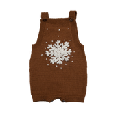 Snowflake romper - Caramel