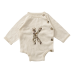 Personalized romper - Cream white