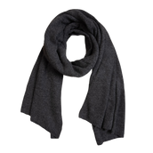 Cashfelt JUMBO scarf (cashmere) - Charcoal