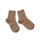 Rib socks - Camel