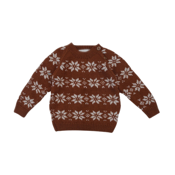 Star sweater - Rust