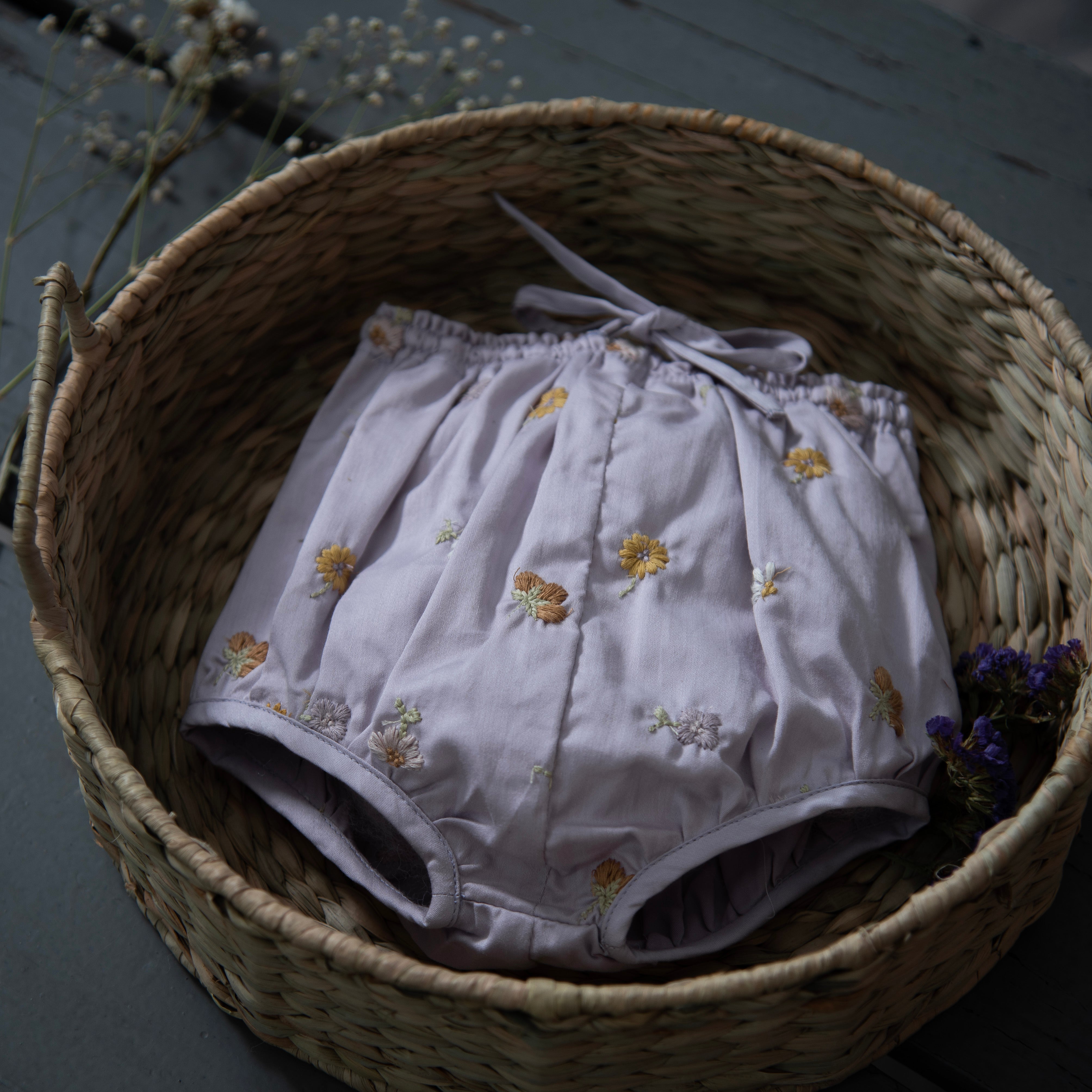 Uniqua bloomers with flowers Lilac