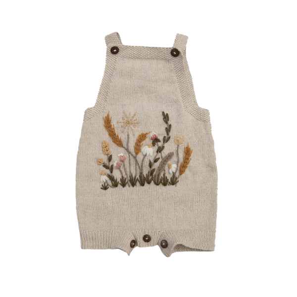 Wildflower romper - Barley